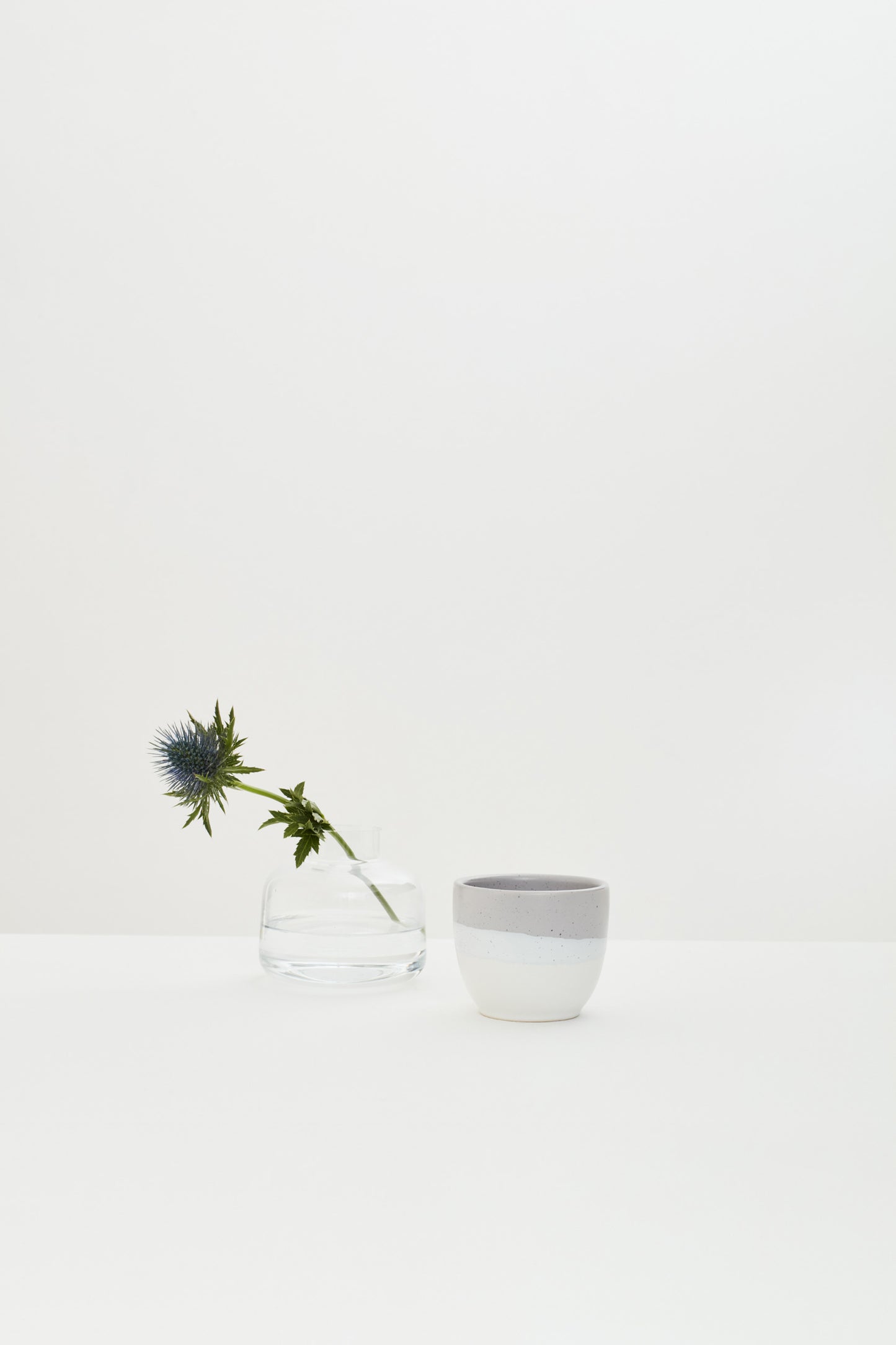 HAZE MUG WHITE/GREY A 250 ML